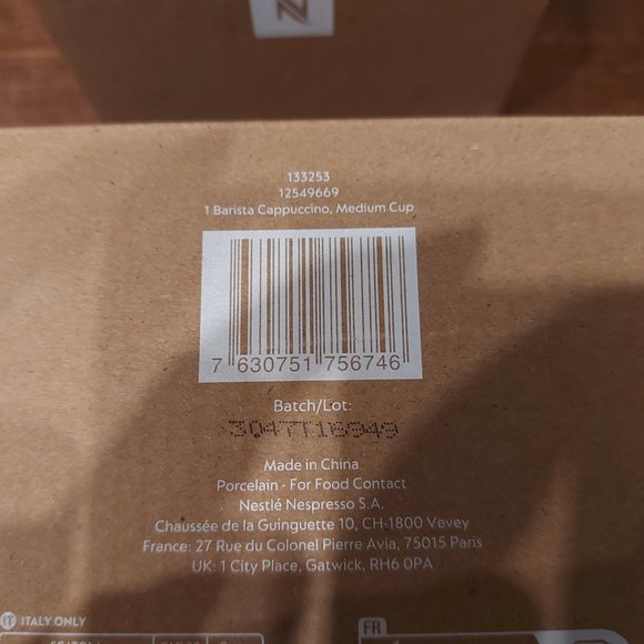 x2 Nespresso Barista Medium Cappuccino Cups - Picture 8 of 8